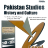 Redspot O Level Pakistan Studies History & Culture Yearly 2025 Edition