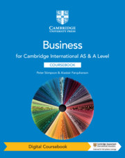 Cambridge International AS & A Level Business Coursebook 4th Edition