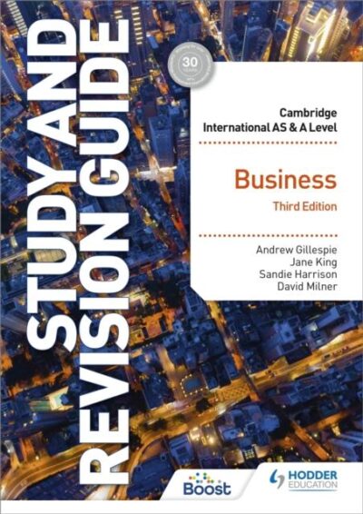 Cambridge AS & A Level Business Studies Revision Guide Hodder 3rd Edition