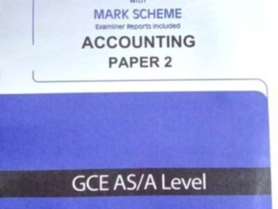 Al Mustafa A Level Accounting Paper 2 with Marking Scheme