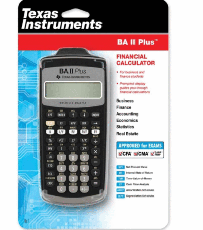 Texas Instruments BA II Plus Financial Calculator