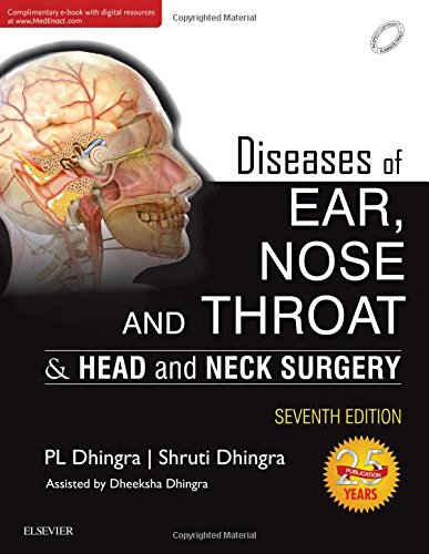 Dhingra Diseases of Ear Nose and Throat & Head and Neck Surgery 8th Edition