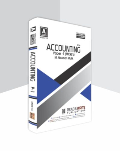 AS Level Accounting Notes by M Nauman Malik Art #114