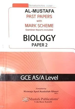 Al Mustafa A level Biology Paper 2 with Marking Scheme