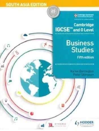 Cambridge IGCSE & O Level Business Studies 5th Edition South Asian Edition