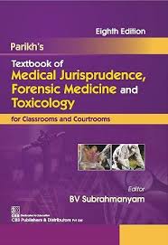 Parikh Textbook of Medical Jurisprudence Forensic Medicine & Toxicology 8th Edition