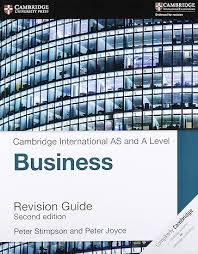 Cambridge International AS & A Level Business Revision Guide 2nd Edition