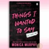 Things I Wanted to Say But Never Did